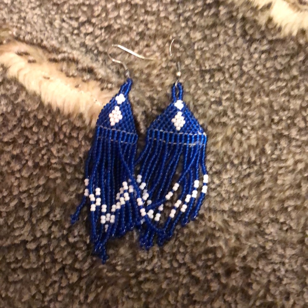 Vintage Native American beaded earrings